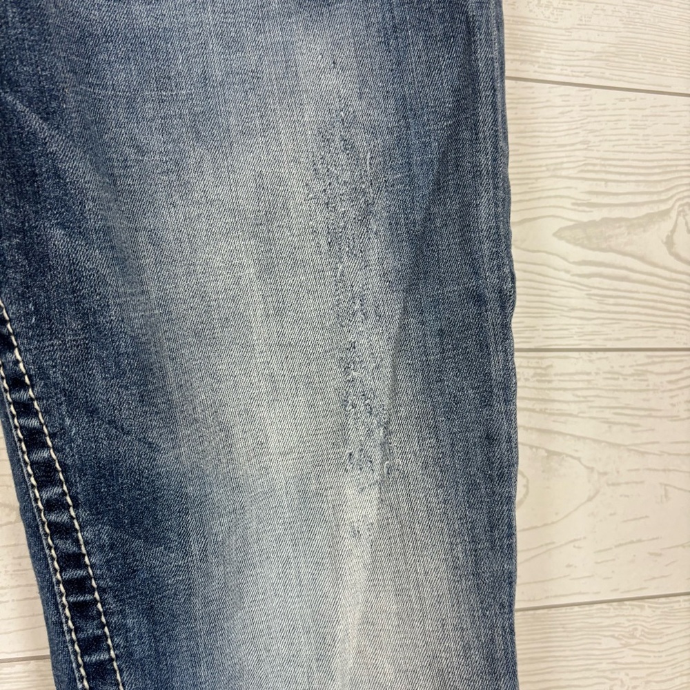 Miss Me Denim Boyfriend Capris Distressed Size 30 - Picture 6 of 15